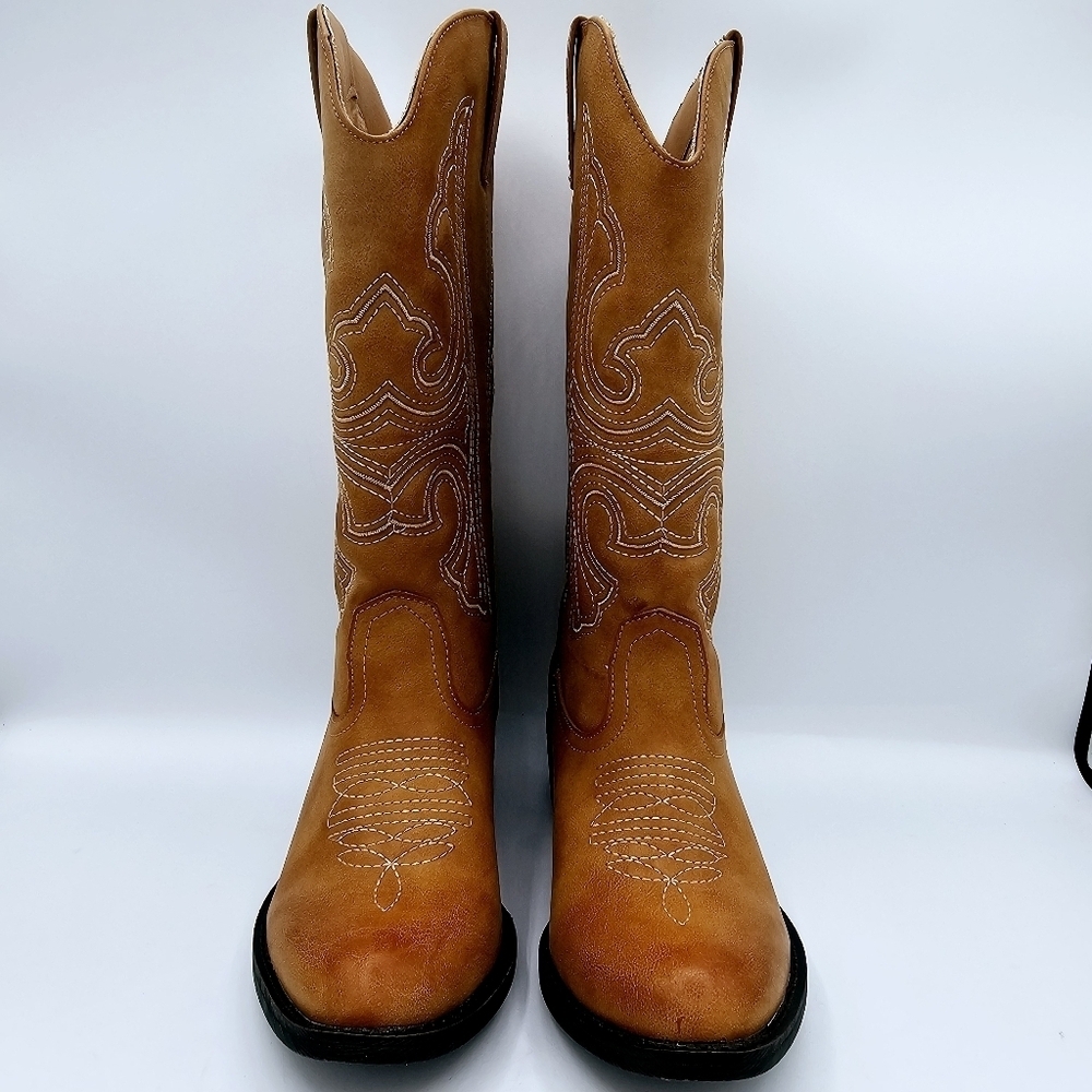 NWOT Coconuts by Matisse "Dusty" Tan/Brown Western Cowboy Boots NWT 6.5 - Picture 9 of 11